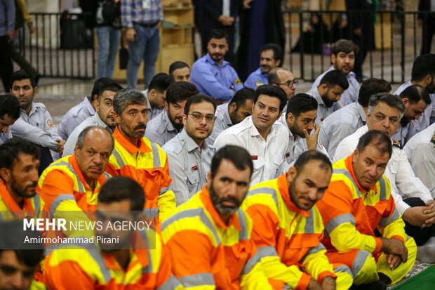آئین خطبه خوانی خادمان حرم حضرت معصومه(س)