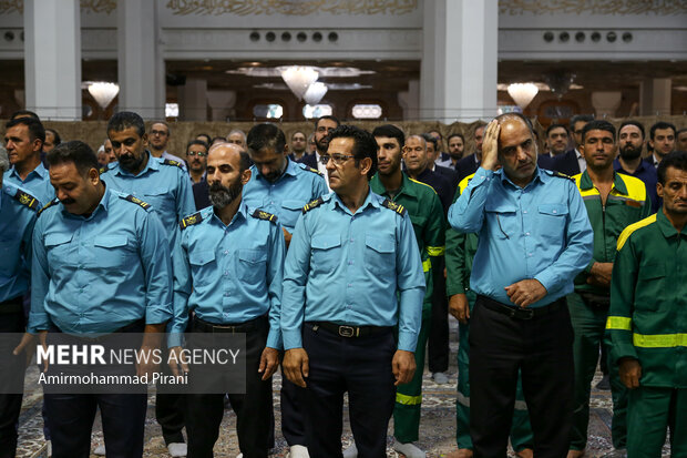 آئین خطبه خوانی خادمان حرم حضرت معصومه(س)