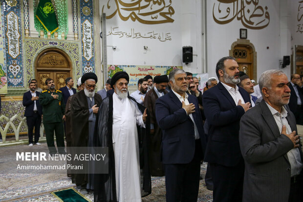 آئین خطبه خوانی خادمان حرم حضرت معصومه(س)