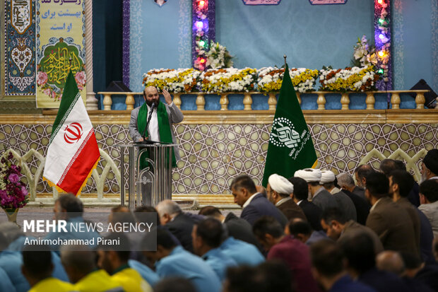 آئین خطبه خوانی خادمان حرم حضرت معصومه(س)
