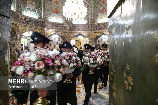 آئین خطبه خوانی خادمان حرم حضرت معصومه(س)