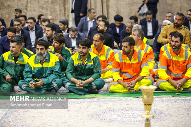 آئین خطبه خوانی خادمان حرم حضرت معصومه(س)