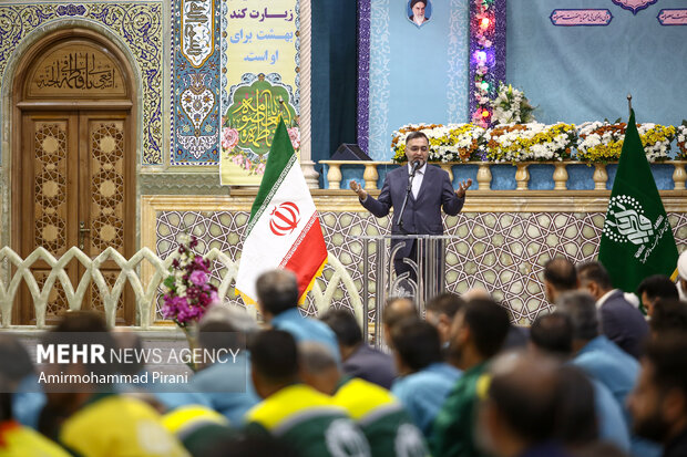 آئین خطبه خوانی خادمان حرم حضرت معصومه(س)