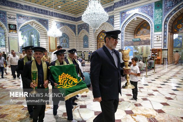 آئین خطبه خوانی خادمان حرم حضرت معصومه(س)