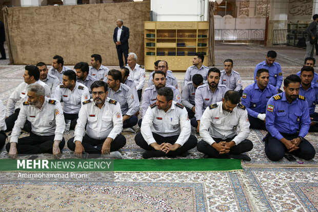 آئین خطبه خوانی خادمان حرم حضرت معصومه(س)