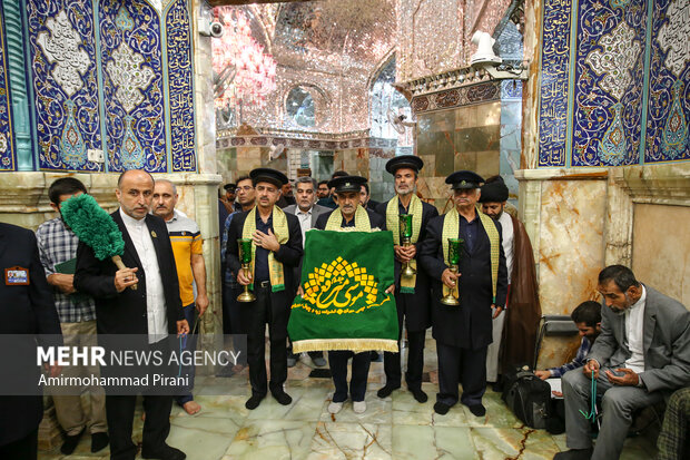 آئین خطبه خوانی خادمان حرم حضرت معصومه(س)