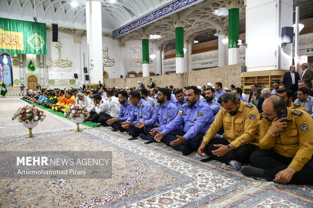 آئین خطبه خوانی خادمان حرم حضرت معصومه(س)