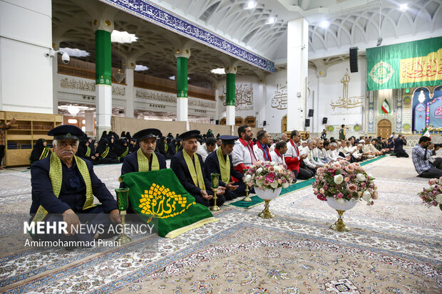 آئین خطبه خوانی خادمان حرم حضرت معصومه(س)