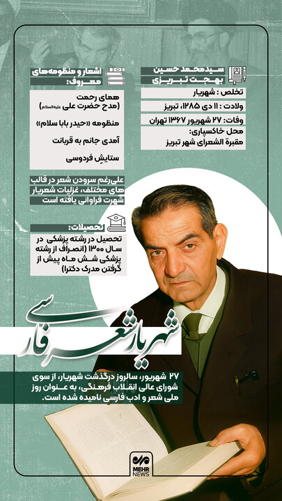 شهریار شعر ایران