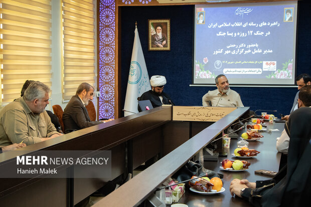 نشست مدیرعامل خبرگزاری مهر با اصحاب رسانه گلستان