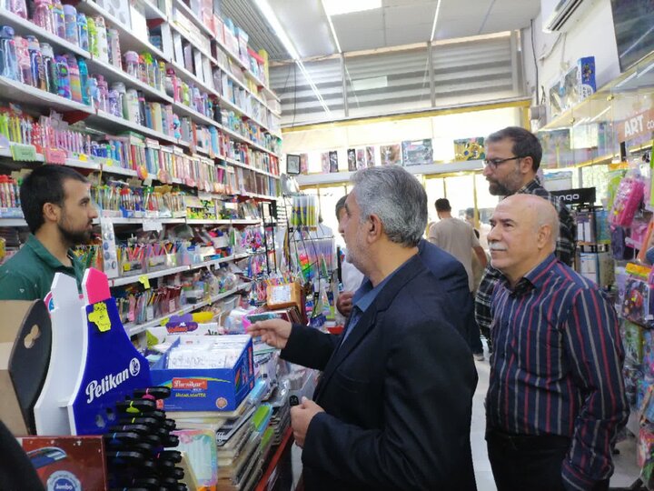 بازار لوازمالتحریر گرمسار رصد میشود؛ حمایت از مصرفکنندگان