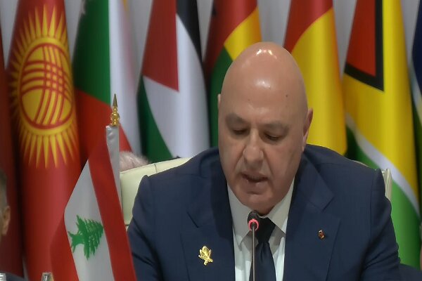 سخنان رئیس جمهور لبنان در اجلاس دوحه سخنان رئیس جمهور لبنان در اجلاس دوحه