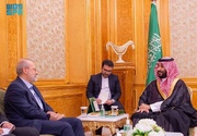 Laricani, Suudi Arabistan Veliaht Prensi Selman ile görüştü