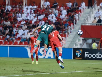 خدمات دهی ناوگان اتوبوسرانی تبریز به تماشاگران بازی تراکتور - الشرطه