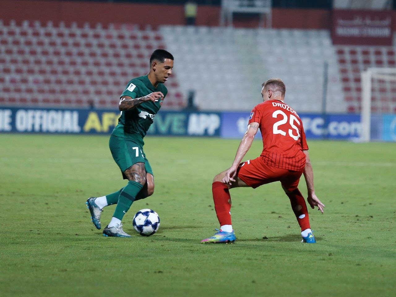 بازی تیم فوتبال تراکتور تبریز و شباب الاهلی امارات