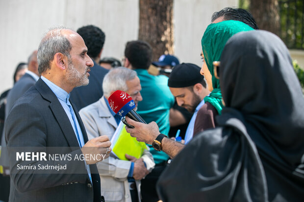 پیمان جبلی در حاشیه جلسه هیئت دولت