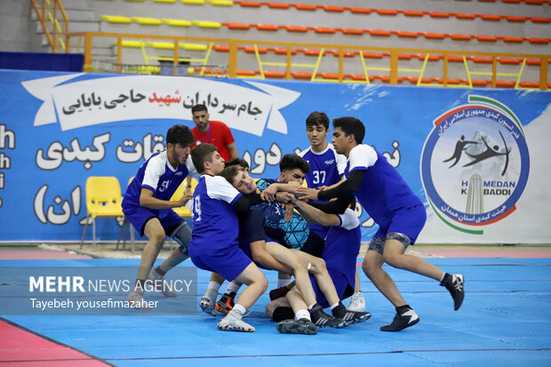 مسابقات کبدی قهرمانی جوانان کشور در همدان 10
