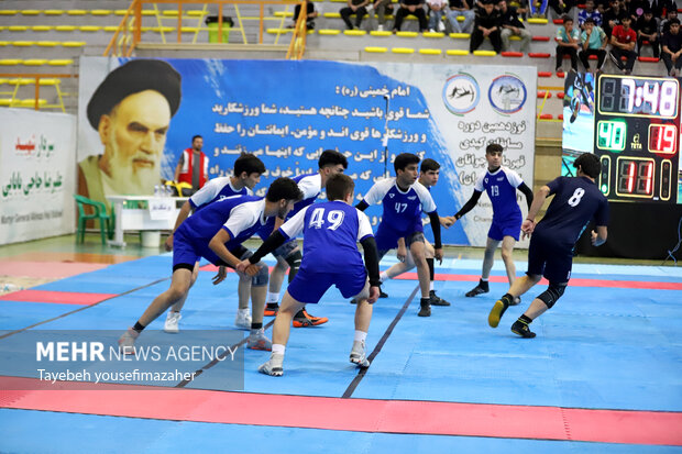 مسابقات کبدی قهرمانی جوانان کشور در همدان 11
