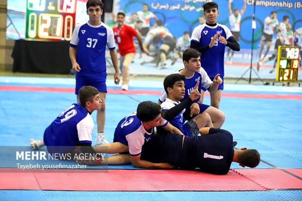 مسابقات کبدی قهرمانی جوانان کشور در همدان 12