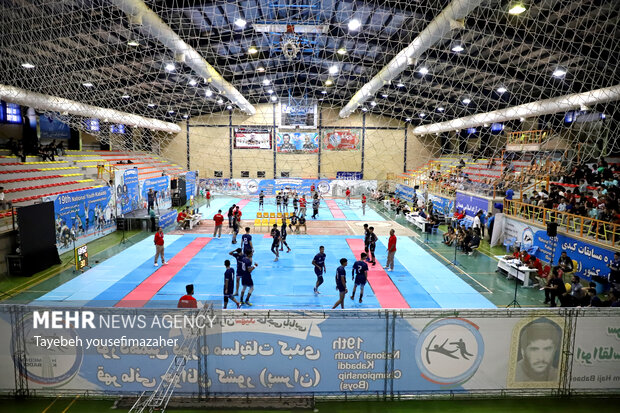 مسابقات کبدی قهرمانی جوانان کشور در همدان 17