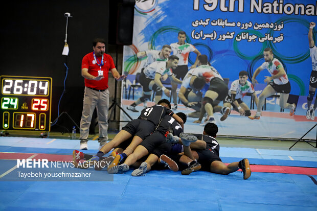 مسابقات کبدی قهرمانی جوانان کشور در همدان 22