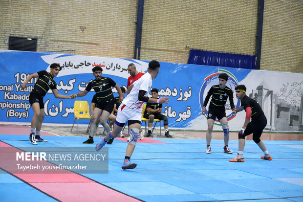 مسابقات کبدی قهرمانی جوانان کشور در همدان 26