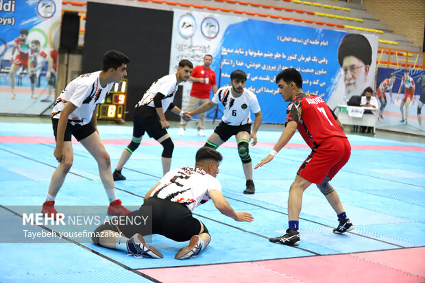 مسابقات کبدی قهرمانی جوانان کشور در همدان 33