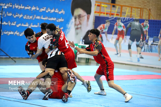 مسابقات کبدی قهرمانی جوانان کشور در همدان 40