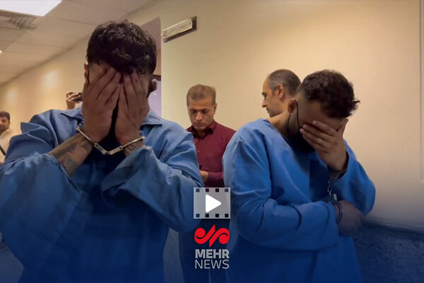 اولین تصاویر از سارقان مسلح وردیج پس از دستگیری توسط پلیس