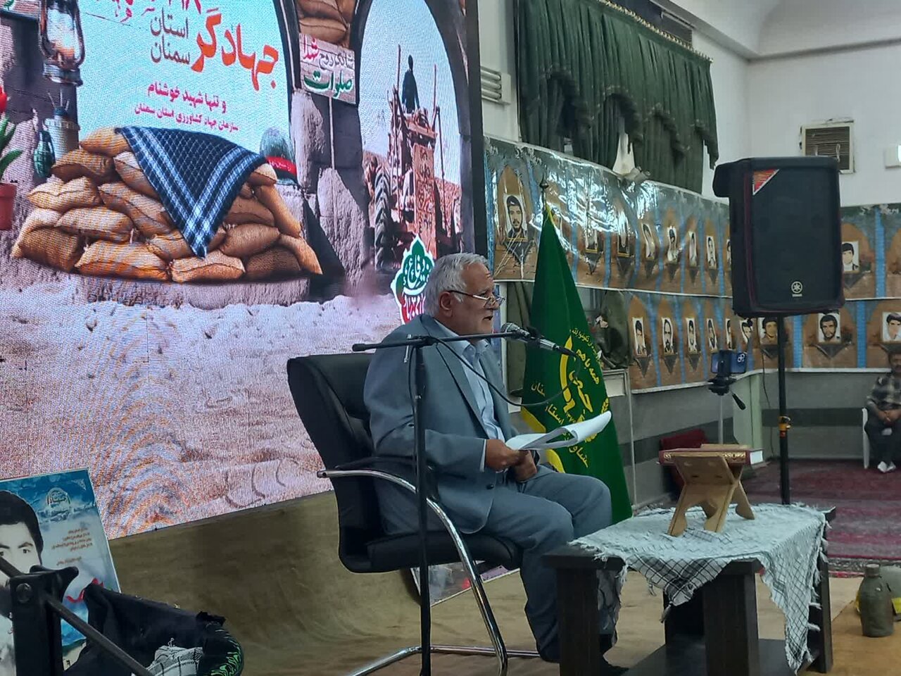 دامغان میزبان آسمانیان خاکی شد؛ تجلیل از جهادگران شهید استان سمنان