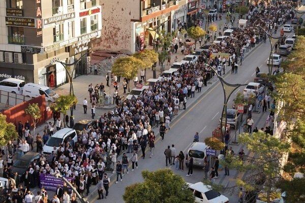 تظاهرات بزرگ همبستگی با غزه در ترکیه + فیلم تظاهرات بزرگ همبستگی با غزه در ترکیه + فیلم