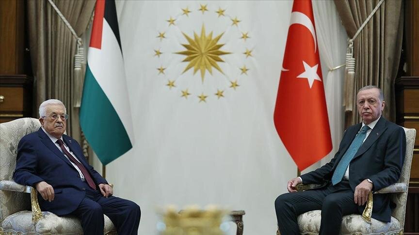 دیدار رجب طیب اردوغان با محمود عباس در آنکارا