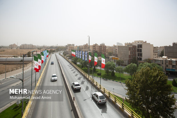 آسمان قزوین در حصار آلودگی‌