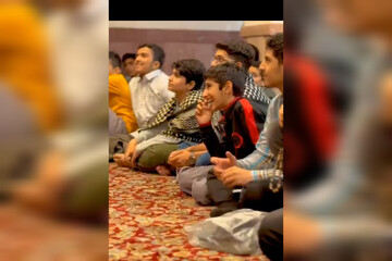 جشن عبادت ویژه دانش آموزان پسر در حرم مطهر امام رضا(ع)