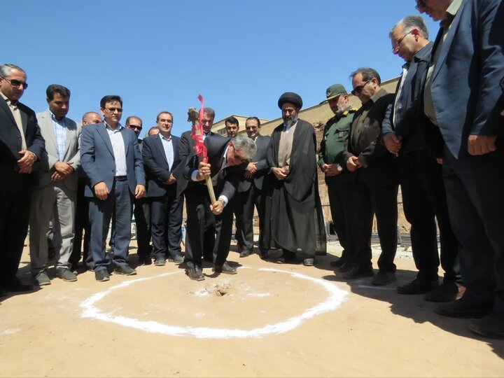 استخر دانش‌آموزی در شهرسستان خلخال کلنگ زنی شد