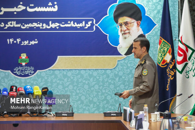 نشست خبری گرامیداشت چهل و پنجمین سالگرد هفته دفاع مقدس 2