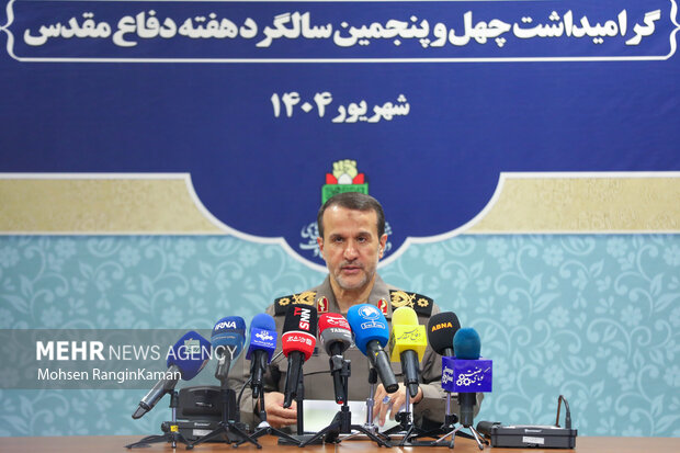 نشست خبری گرامیداشت چهل و پنجمین سالگرد هفته دفاع مقدس 6