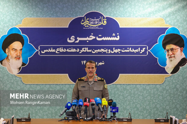 نشست خبری گرامیداشت چهل و پنجمین سالگرد هفته دفاع مقدس 3