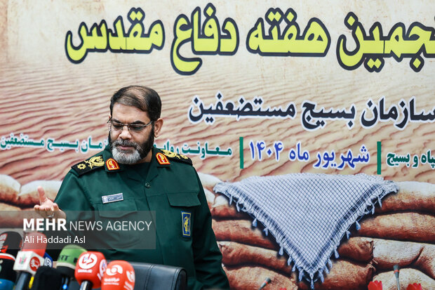 نشست خبری رئیس ستاد گرامیداشت هفته دفاع مقدس 3