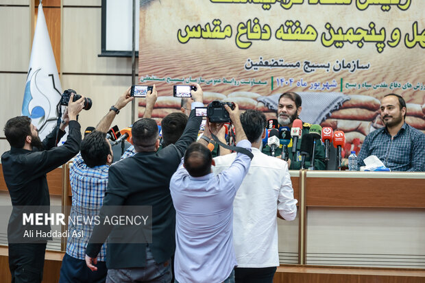 نشست خبری رئیس ستاد گرامیداشت هفته دفاع مقدس 4