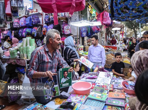 بوی ماه مهر در بازار سنندج
