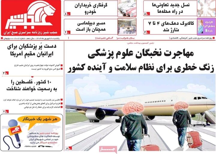 روزنامه های آذربایجان‌شرقی