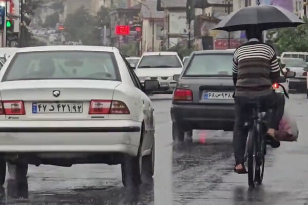 تصاویر بارش باران در رامسر