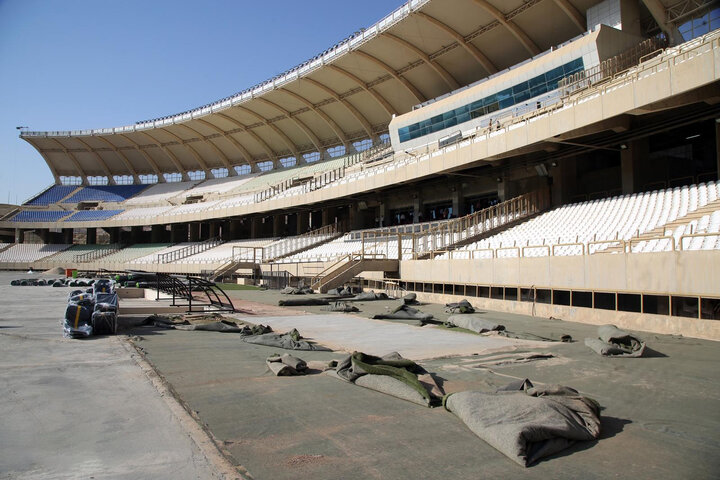 نمایی از ورزشگاه پارس شیراز؛ بیتوجهی مسئولان به نمایش گذاشته شد
