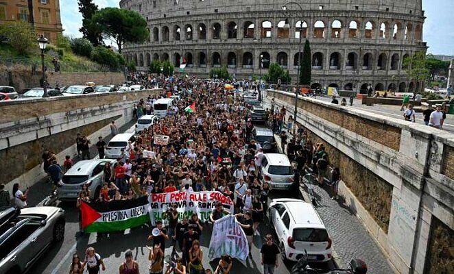 İtalya'da Küresel Sumud Filosu'na destek