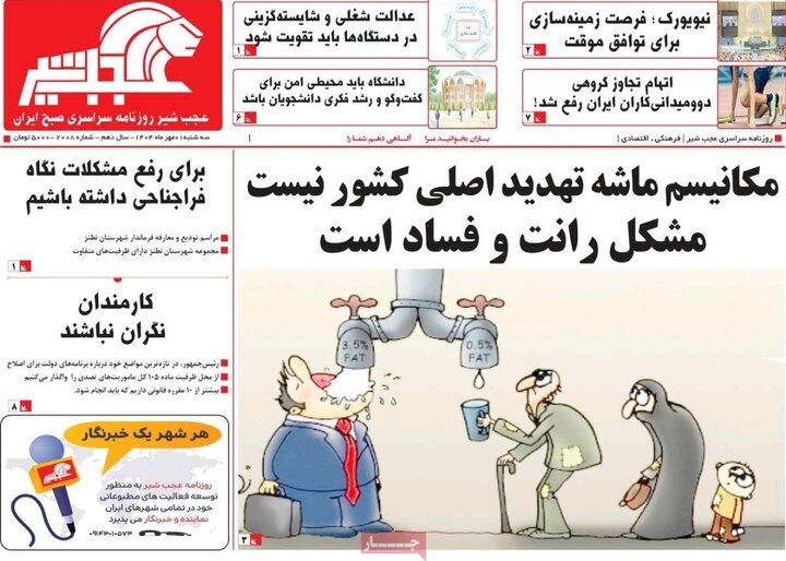 روزنامه های آذربایجان‌شرقی