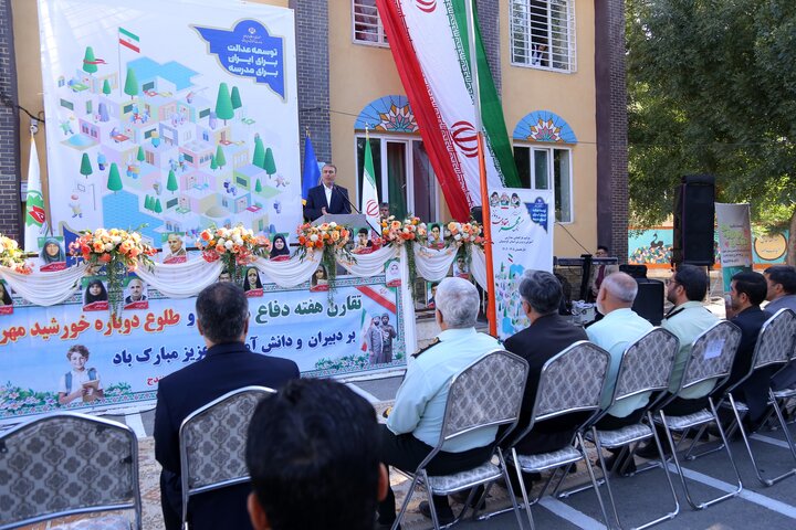 آیین بازگشایی مدارس در سنندج