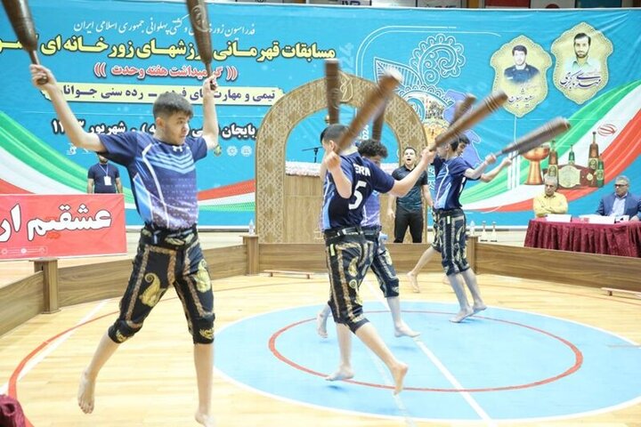 درخشش کارگران چهارمحال و بختیاری در رقابتهای زورخانهای کشور