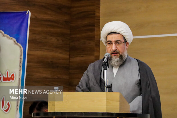 آئین سنگرسپاری، تکریم و معارفه مدیرکل تبلیغات اسلامی آذربایجان شرقی