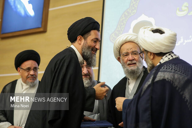 آئین سنگرسپاری، تکریم و معارفه مدیرکل تبلیغات اسلامی آذربایجان شرقی